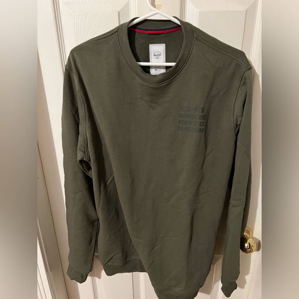 Herschel Olive green Crew neck